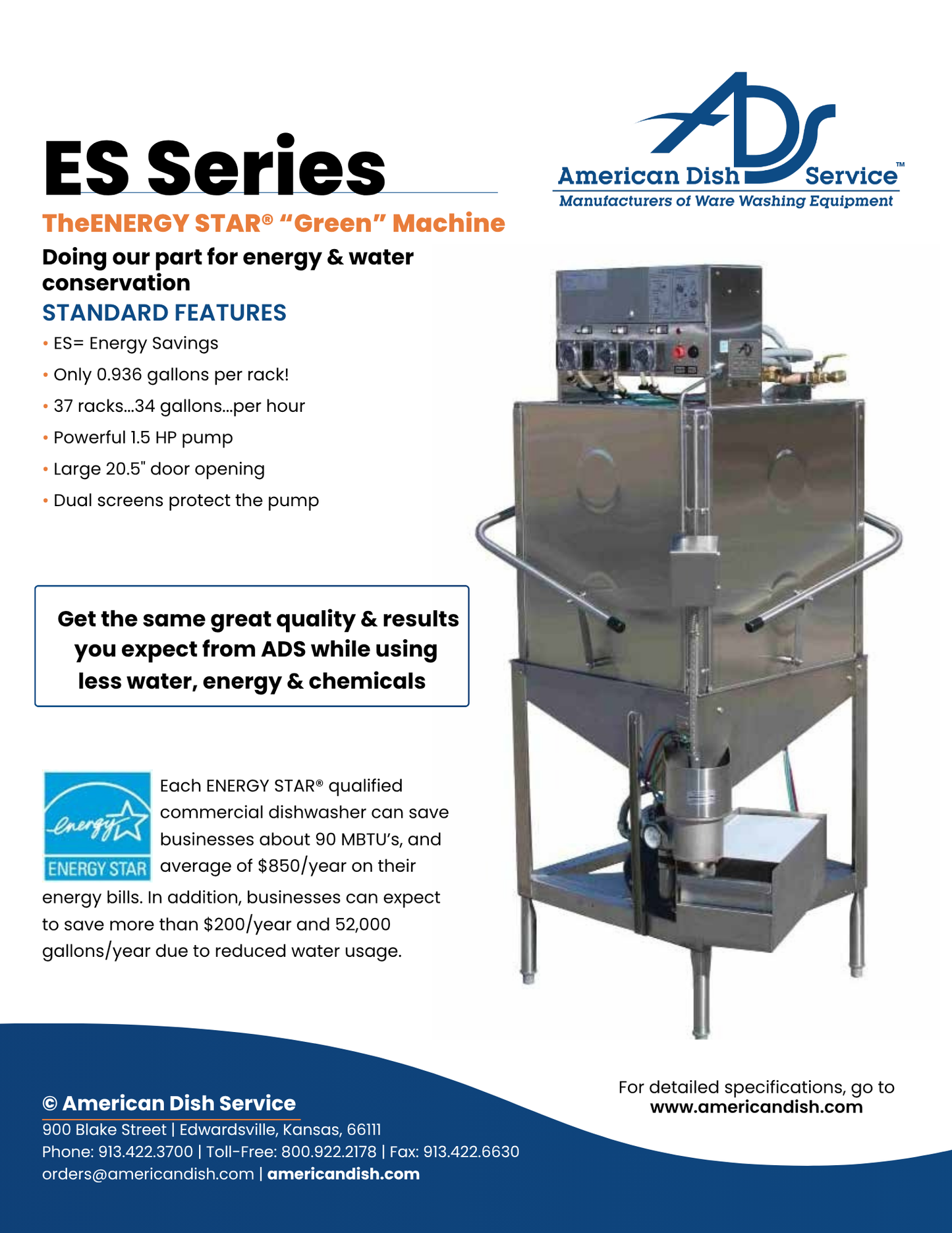 AF/AFC-ES DISH MACHINE